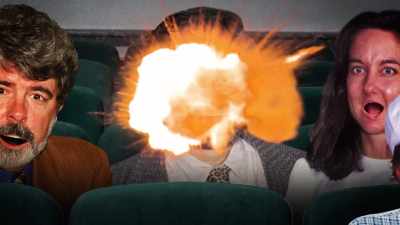 Things go crazy. Steven just explodes.
You know, he can't contain himself. - The Movies That Made Us