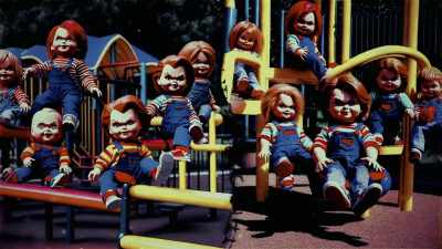 -Things would be mapped out
with just three posable dolls - Doc of Chucky