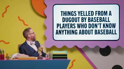 - Things yelled from a
dugout by baseball players - Make Some Noise