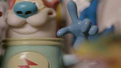 Think about how you were happy
when you were a kid - Happy Happy Joy Joy: The Ren & Stimpy Story