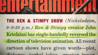Think about this, you're working
for another studio, - Happy Happy Joy Joy: The Ren & Stimpy Story