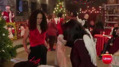 Think she forgot
something mandatory. - Under the Christmas Tree