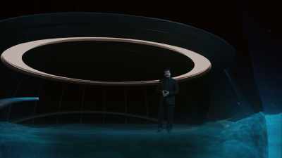 Think of it: A microbial
mat and Isaac Newton, - Cosmos: Possible Worlds