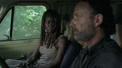 Thinking about my friends. - The Walking Dead