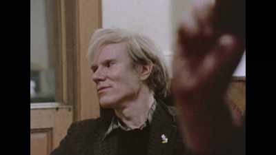 Thinking
of his relationship to drag - The Andy Warhol Diaries