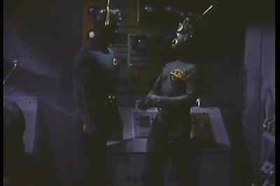 Thinking of taking another
nap in the radar box, Dropo? - Santa Claus Conquers the Martians