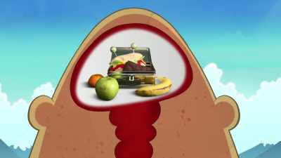 Thinking, thinking.
Okay, now I'm thinking about lunch. - The Epic Tales of Captain Underpants