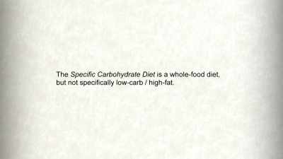Third day
on Specific Carbohydrate Diet, - The Magic Pill