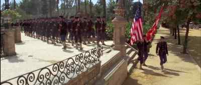 Third and fourth squads,
column right, march. - The Wind and the Lion