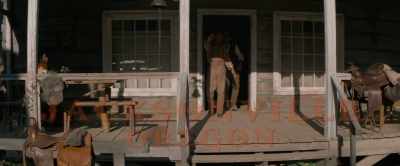 Third house, on the right. - The Sisters Brothers