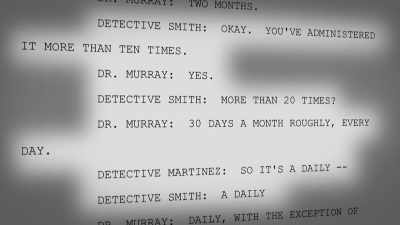 Thirty days a month
roughly, every day. - Killing Michael Jackson