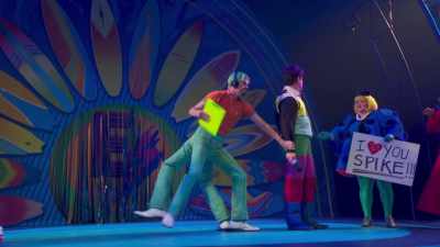This is a closed soundcheck
for the Electric Skates. - The SpongeBob Musical: Live on Stage!