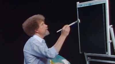 This is a day you can just be crazy.
Just spin things around. - Bob Ross: Happy Accidents, Betrayal & Greed