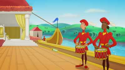 This is a disaster.
[gasps] - Curious George: Royal Monkey