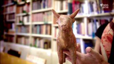 This is a figure which, maybe,
was used in household - Curse of the Ancients with Alice Roberts