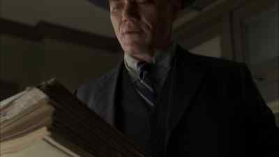 This is a file I've kept on nucky Thompson
for the past 16 months. - Boardwalk Empire