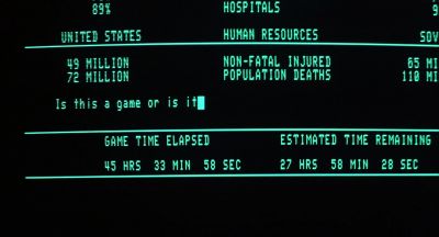 Is this a game - WarGames
