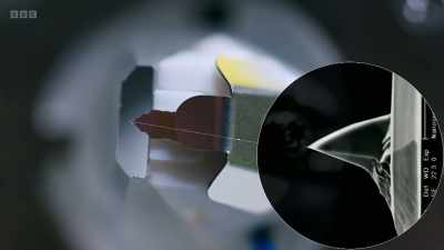 This is a modern
atomic force microscope. - Secrets of Size: Atoms to Supergalaxies
