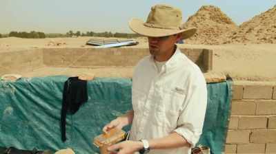 This is a piece
of a ceramic pot, a vessel, - Lost Kingdom of the Black Pharaohs
