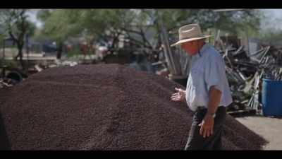 This is a pile of, we call it scoria. - The History of Home Narrated by Nick Offerman