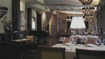 "This is a pretty cool restaurant, - George Michael: Portrait of an Artist
