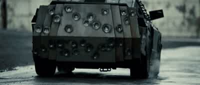 This is a race You don't go backwardsAnd you don't get out of the car - Death Race