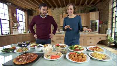 This is a selection of different meals that people - Back in Time for Dinner
