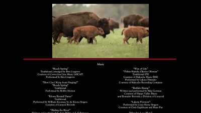 This is a story of persevering
and continuing on. - The American Buffalo