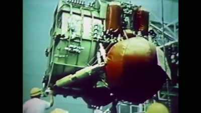 This is a test
of the LEM's takeoff engine, - American Moon