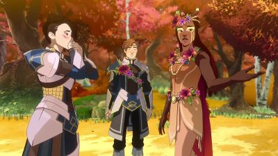 This is a traditional
Sunfire Elf Ceremony. - The Dragon Prince
