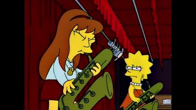 This is a very
tough decision, girls. - The Simpsons