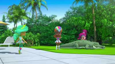 This alligator's a living creature, - Rainbow Rangers