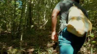 This is an ancient road that
we are walking, can you see that - Lost Treasures of the Maya