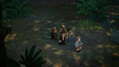 This is an awfully long walk
to get to the reception desk. - Lego Star Wars Summer Vacation