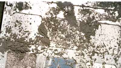 This is an experiment
of thermal degradation, - American Moon