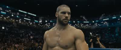 This is an obvious disqualification, or so it would appear because Creed was fully down at the moment that Drago landed that last shot. - Creed II
