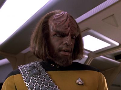 This area is not designated
for children. Are you lost? - Star Trek: The Next Generation