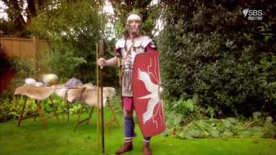 This armour,
worn by a forgotten Roman soldier, - Curse of the Ancients with Alice Roberts