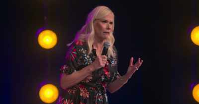 This baby eats chicken and steak
by the fistfuls. - Leanne Morgan: I'm Every Woman
