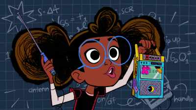 This baby right here
can triangulate the cell towers - Marvel's Moon Girl and Devil Dinosaur