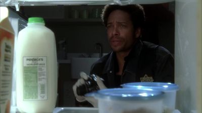 This bathroom is the reason
she bought this place. - CSI: Crime Scene Investigation