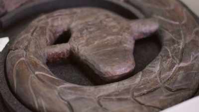 This is beautiful carving.
It's a beautiful object. - Raiders of the Lost Past with Janina Ramirez