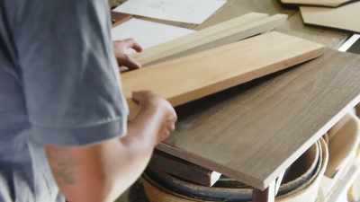 This bigger piece back here
is a piece of walnut. - Help! I Wrecked My House