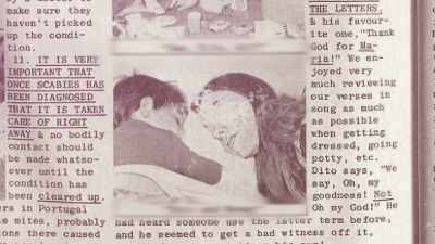 This was black and white
picture photo, - Children of the Cult