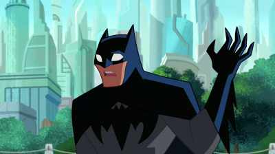 This body switch doesn't seem to
have diminished your effectiveness. - Justice League Action