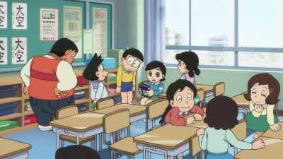 This book is a novel written by
an author called Thomas More. - Doraemon the Movie: Nobita's Sky Utopia