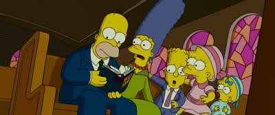 This book doesn't have any answers - The Simpsons Movie