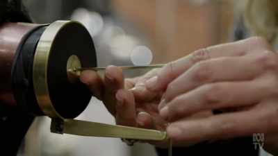This brass rod represents
the ossicles, - Aussie Inventions That Changed The World