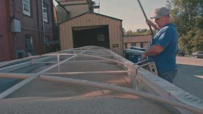 This is Brian. And he
inspects every load of grain - Neat: The Story of Bourbon