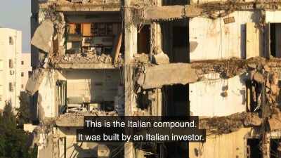This building is called
"Italian Compound." - Killing Gaza